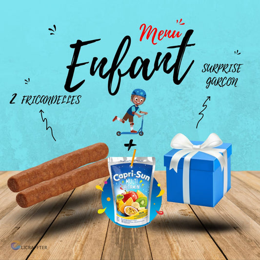 MENU ENFANT FRICANDELLE SURPRISE GARCON